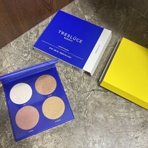 Tresluce Beauty Lucete Glow‎ Four Shade Highlighter Palette NIB